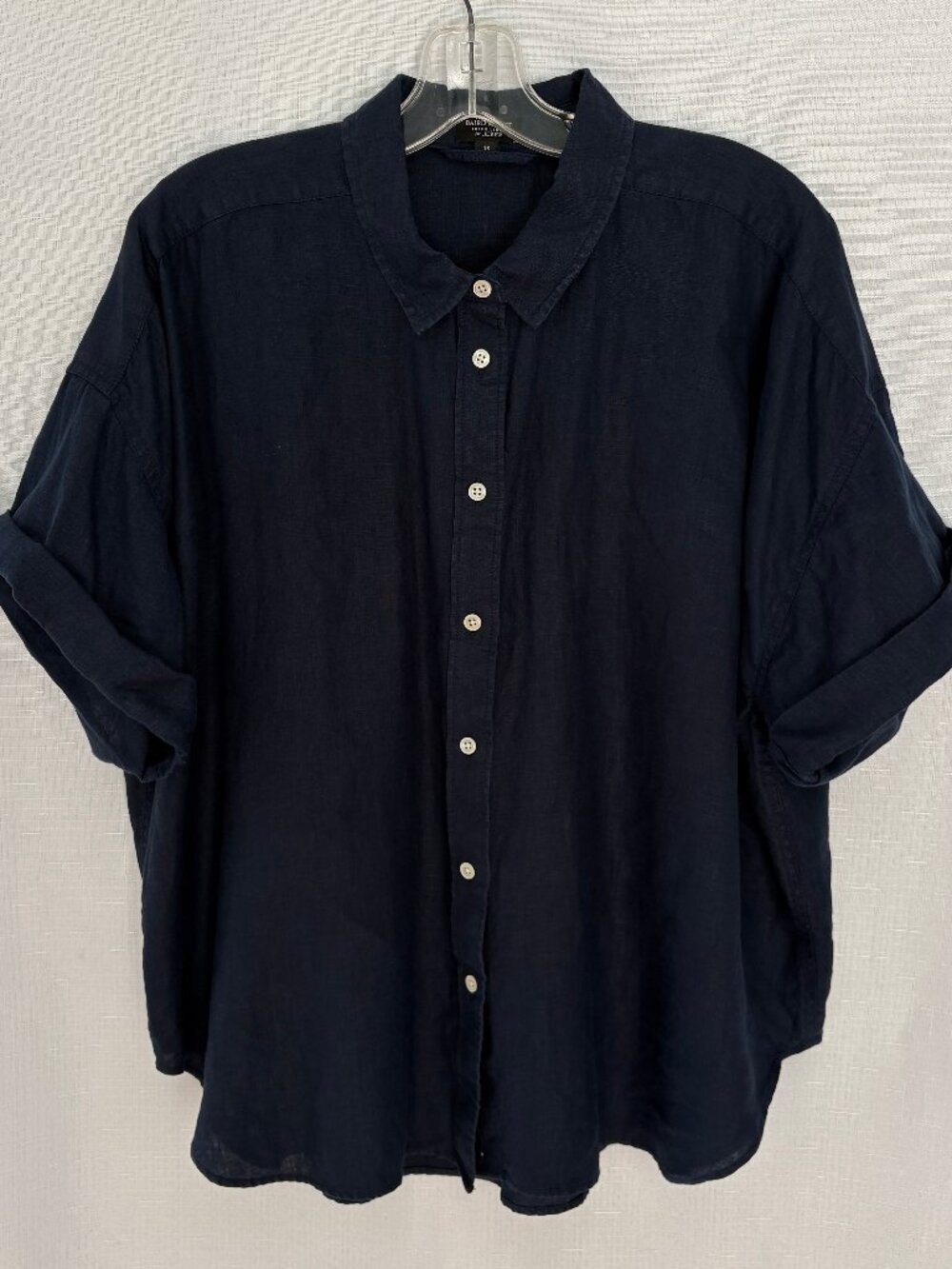 BAIRD MCNUTT FOR J CREW Irish Linen Short Sleeve Shirt